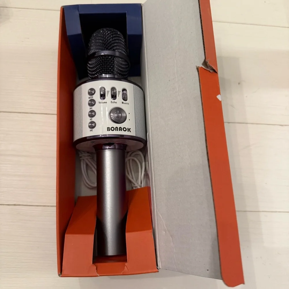 Bonaparte Silver Karaoke Microphone NEW
